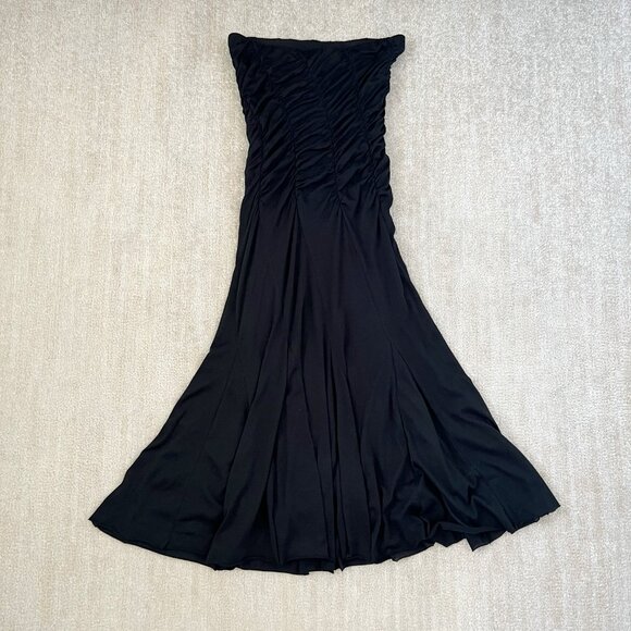 NWT DKNY Black Strapless Fairy Cotton Dress M - Picture 4 of 9